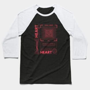 Broken Heart Design OUT!! Baseball T-Shirt